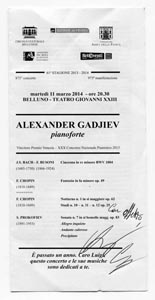 Belluno Alexander Gadjie 11 marzo 2014
